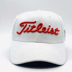 Titleist Golf Tour Performance Golf Hat Adjustable White